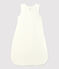 Unisex Organic Cotton Velour Baby Comforter MARSHMALLOW white