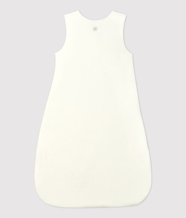 Unisex Organic Cotton Velour Baby Comforter white