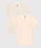 Children's Short-Sleeved Floral Cotton T-shirts - 2-Pack variante 1