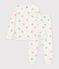 Children's cotton terry pyjamas with hearts Ecru/multicolor