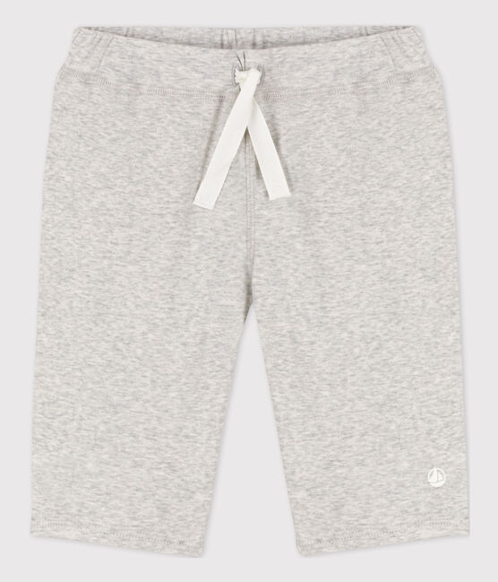 Boys' Cotton Bermuda Shorts BELUGA CHINE grey