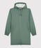 Unisex Long Light Recycled Fabric Raincoat THUYA green