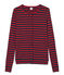 Iconic women's striped cardigan SMOKING blue/PEPS red