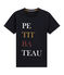 women's screen print t-shirt SMOKING blue