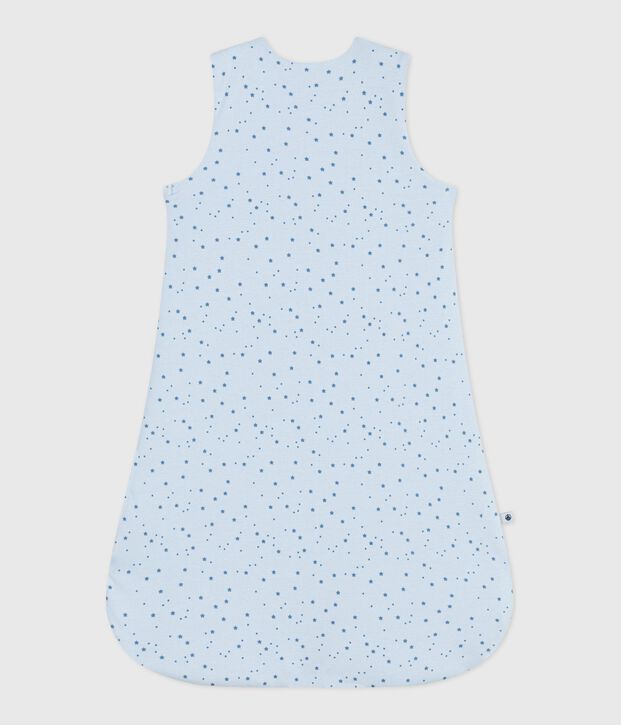 Babies' 1.5 TOG star-print cotton sleeping bag blue/blue