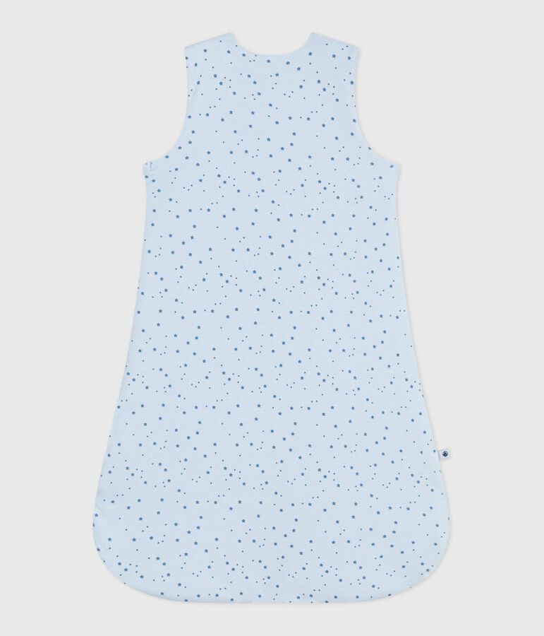 Babies' 1.5 TOG star-print cotton sleeping bag blue/blue