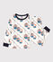 Children's Unisex Gondola Fleece Pyjamas MARSHMALLOW white/MULTICO white