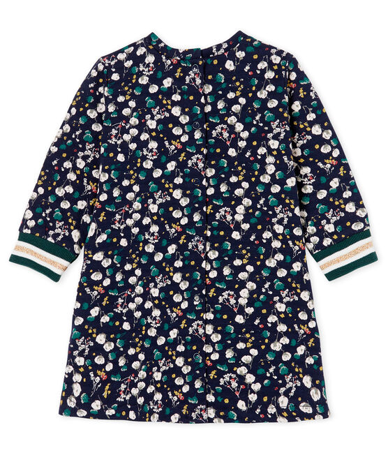 Baby Girls' Long-Sleeved Print Dress SMOKING blue/MULTICO CN white