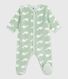 Babies' winter onesie in whale-print fleece