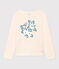 Girls' long-sleeved cotton T-shirt AVALANCHE /POLOCHON