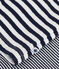 Children's stripy cotton pyjamas SMOKING blue/MARSHMALLOW white