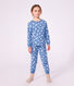 Children's fleece pyjamas with hearts