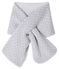 Unisex Baby Fleece-Lined Scarf SUBWAY grey/MARSHMALLOW white