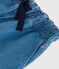 Girls' Light Denim Wide-Leg Trousers DENIM CLAIR blue