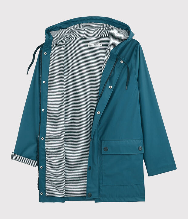Women's/Men's waxed jacket blue