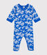 Babies' Zip-up Cotton Pyjamas