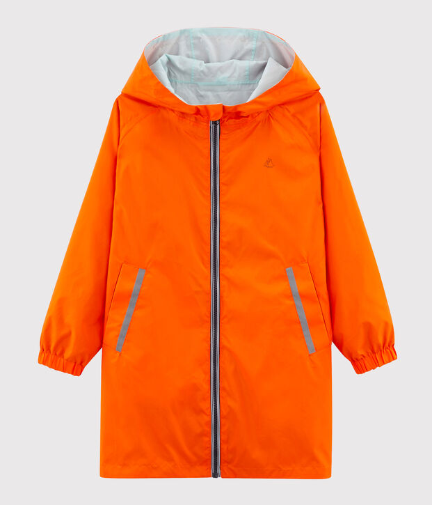 Unisex Children's Warm Reversible Windbreaker orange/blue
