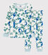 Boys' Cat Print Tube Knit Pyjamas