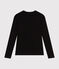 Women's Iconic Cocotte Stitch Cotton T-Shirt BLACK black