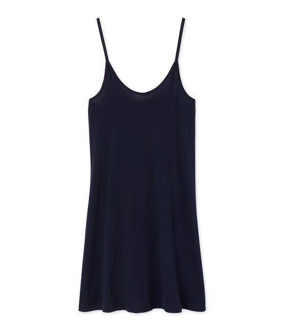 Chemise à bretelles femme en coton léger SMOKING blue