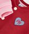 Two-tone cotton baby teddy pink/pink