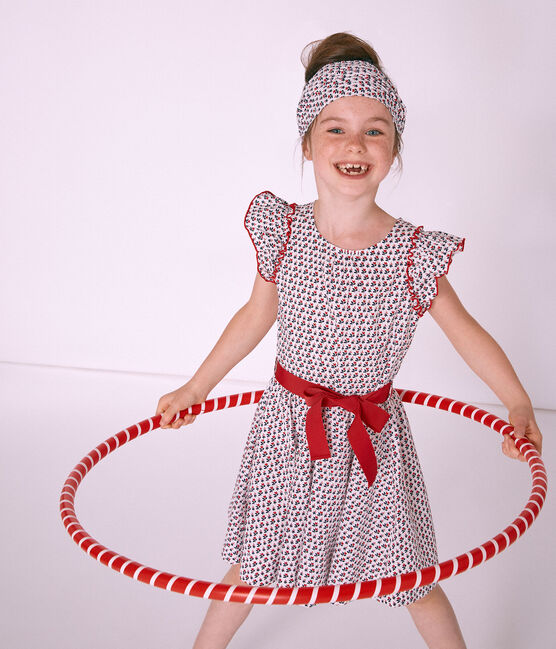Girls' Dress MARSHMALLOW white/MULTICO white