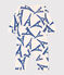 Babies' Cotton Paris Themed Pyjamas AVALANCHE white/MULTICO