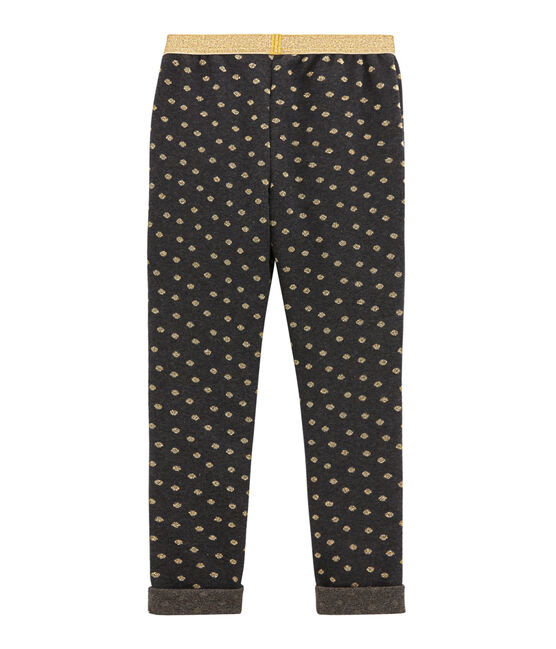 Girl's trousers CITY black/DORE yellow