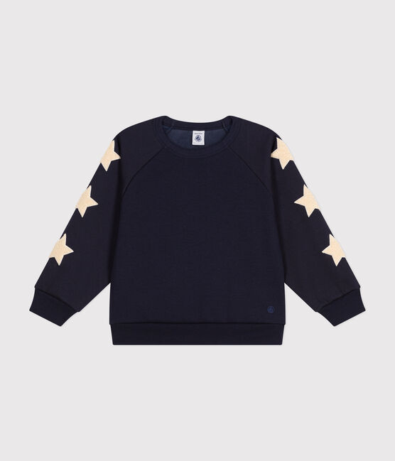 Boys' sweatshirt in lovely warm fleece SMOKING blue