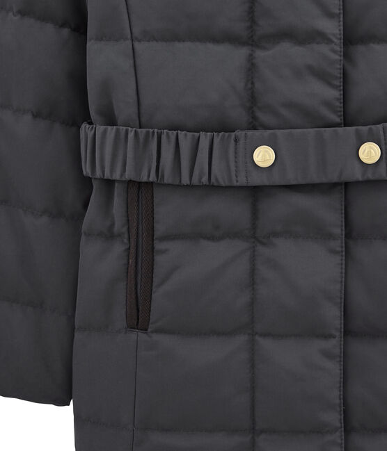 Girl's hooded parka CAPECOD grey