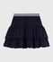 Children's plain cotton skirt SMOKING blue