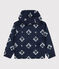 Children's Unisex Recycled Fabric Windcheater MEDIEVAL blue/MARSHMALLOW white