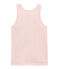 Little girl's vest top in wool and cotton JOLI pink