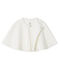 Babies' Wrap in Quilted Tube Knit MARSHMALLOW white