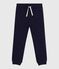 Girls' fleece jogging bottoms SMOKING blue