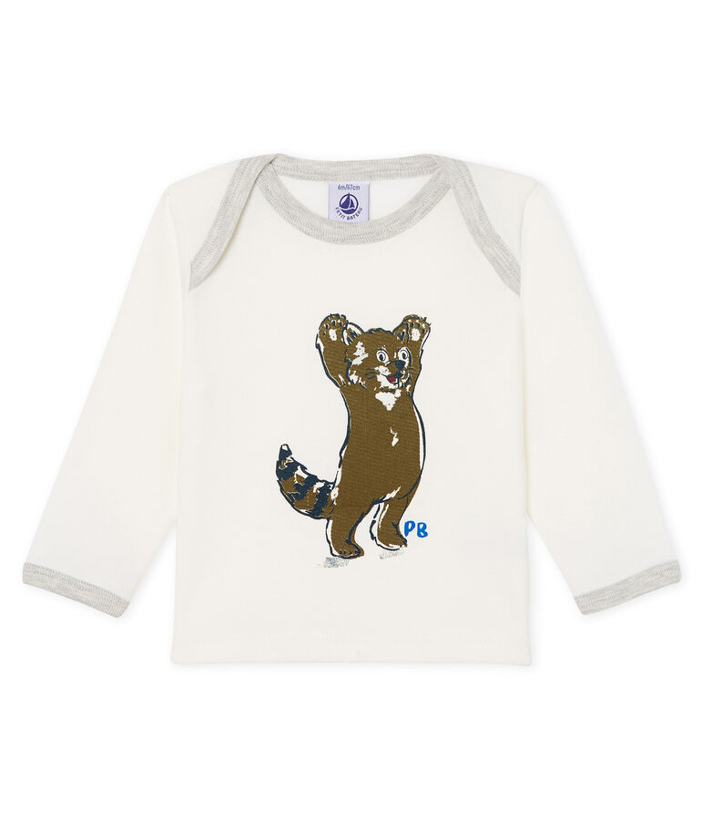 Baby Boys' Long-Sleeved T-Shirt white