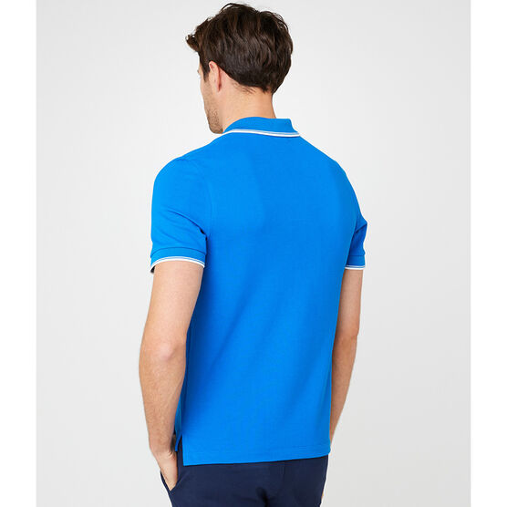 Men's short-sleeved polo shirt RIYADH blue