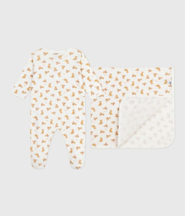 Babies' leopard print cotton gift pack multicolor