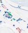 Pack of children's high-waisted Paris-print cotton pants multicolor