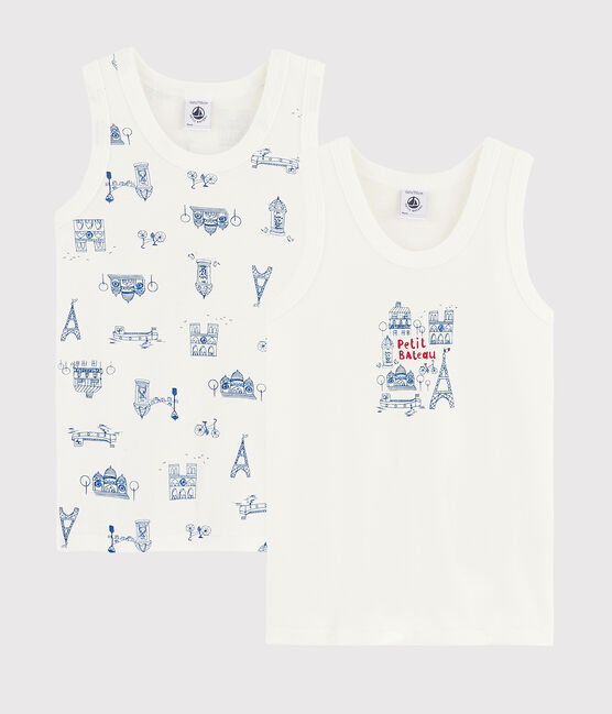 Boys Paris Vests 2 Piece Set Petit Bateau