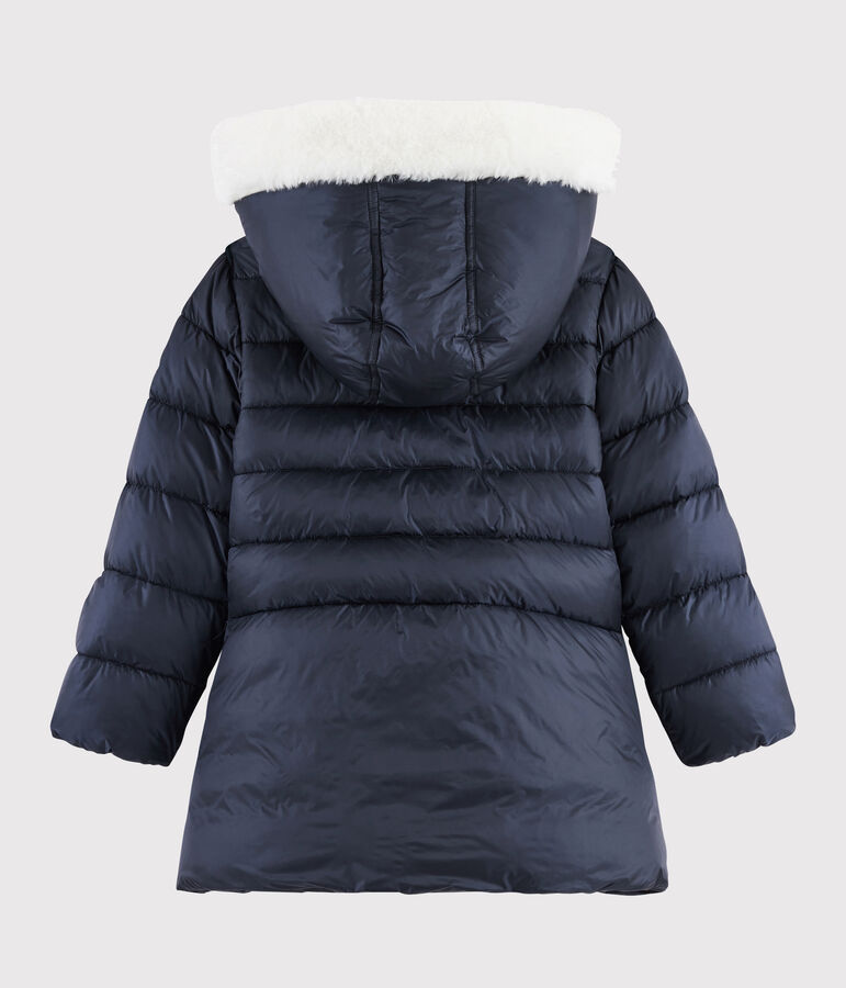 Girls' puffer jacket SMOKING blue