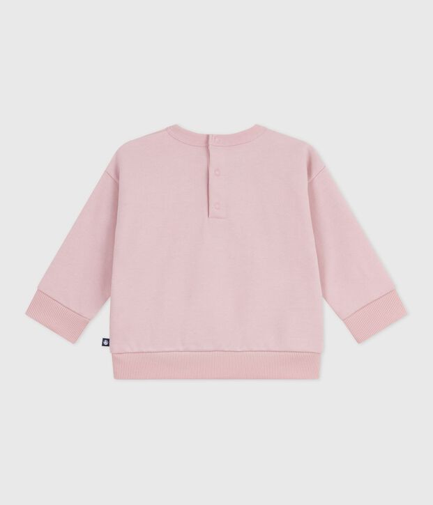 Babies' Petit Bateau embroidered cotton sweatshirt JOLI