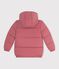 Children's plain puffer jacket pink