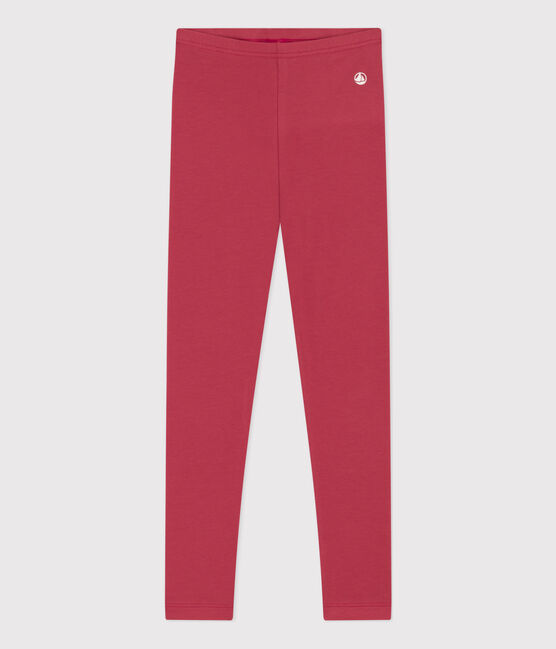 Girls' Elastane Jersey Leggings PAPI pink