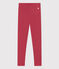 Girls' Elastane Jersey Leggings PAPI pink