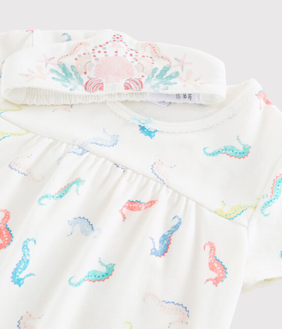 Fancy Dress Cotton Nightdress MARSHMALLOW white/MULTICO white