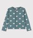 Girls' Print Cotton Cardigan