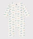Babies' footless cotton dinosaur pyjamas