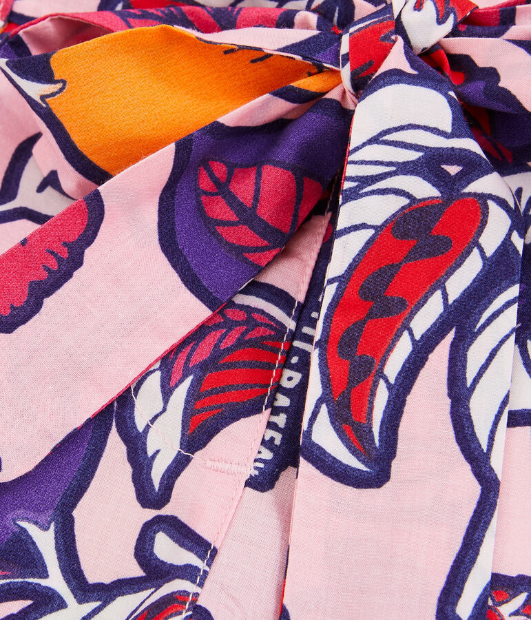 Girls' Bermuda Shorts pink/multicolor