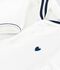 Babies' velour pyjama suit with a sailor collar white